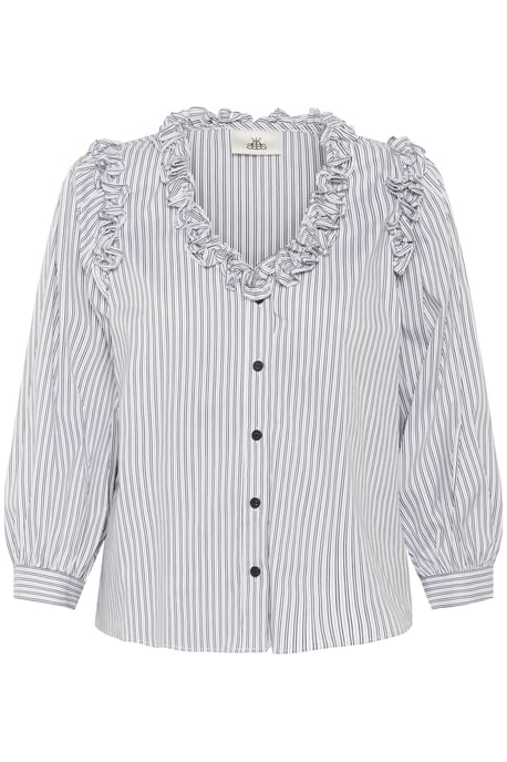 Langarm-Bluse KBBeatrice Feminine white black - Image 4