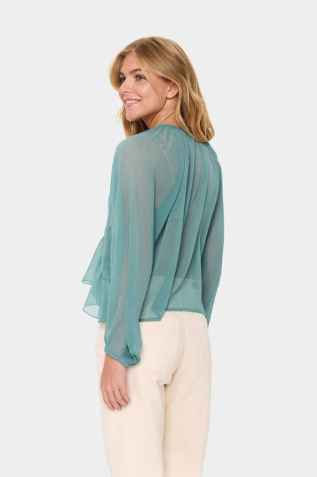 Langarm-Bluse JacelynSZ Lockere Passform - Image 3