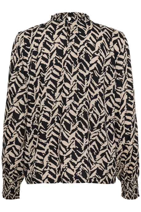 Langarm-Bluse KAdina Regular fit black offwhite - Image 5