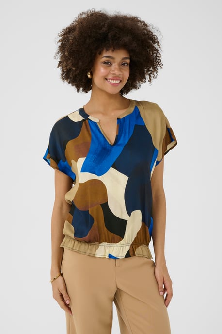 Kurzarm-Bluse CUdana Relaxed fit multicolour - Image 3