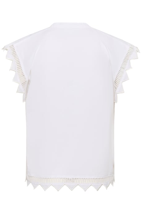 Ärmellose Bluse KBOmmi Straight fit white - Image 5