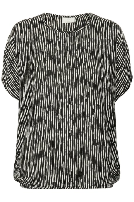 Ärmellose Bluse KAamber Loose fit black offwhite - Image 4