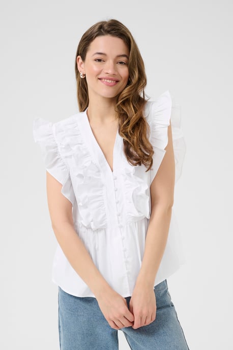 Kurzarm-Bluse KAgerid Regular fit white - Image 3