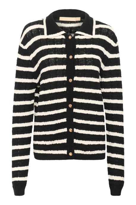 Strickjacke CUursula Casual fit black white - Image 4