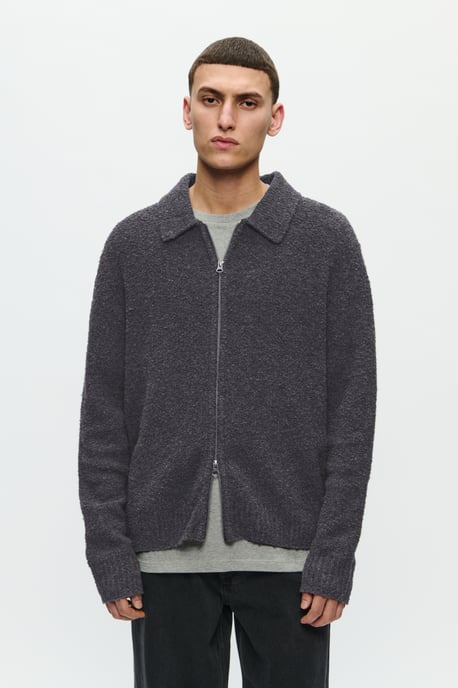 Strickjacke WWAndy Casual fit black offwhite - Image 2