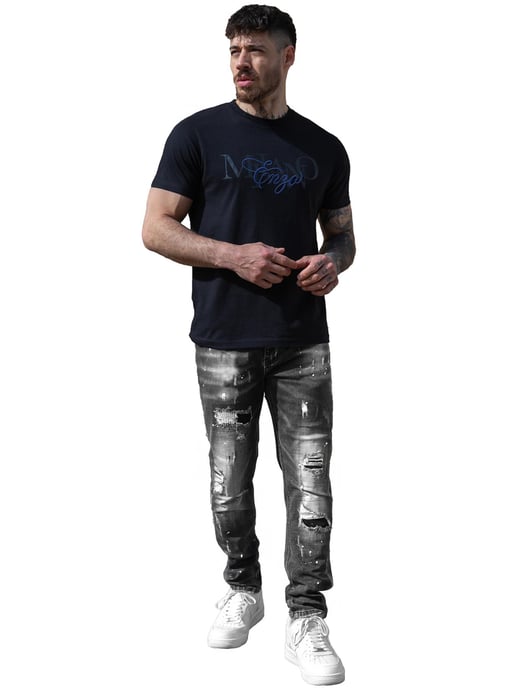 Enzo Milano | Herren Ripped Jeans - Image 5