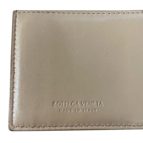 Bottega Veneta Intrecciato Kartenetui aus beigem Leder - Image 5