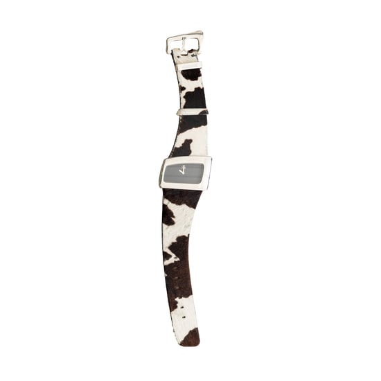 Roberto Cavalli – Gebogene Armbanduhr aus Tierhaar – 10er - Image 1