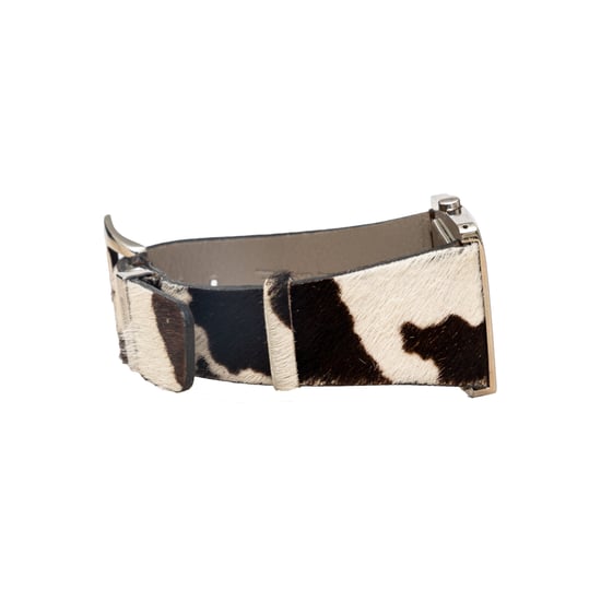 Roberto Cavalli – Gebogene Armbanduhr aus Tierhaar – 10er - Image 3