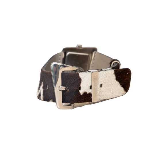 Roberto Cavalli – Gebogene Armbanduhr aus Tierhaar – 10er - Image 4