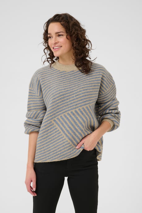 Strickpullover KAverana Baggy fit beige - Image 3
