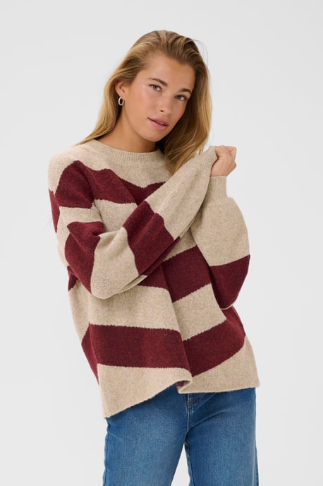 Strickpullover KAverana Baggy fit beige - Image 3