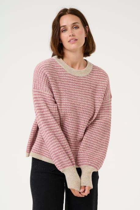 Strickpullover KAellery Loose fit beige - Image 3