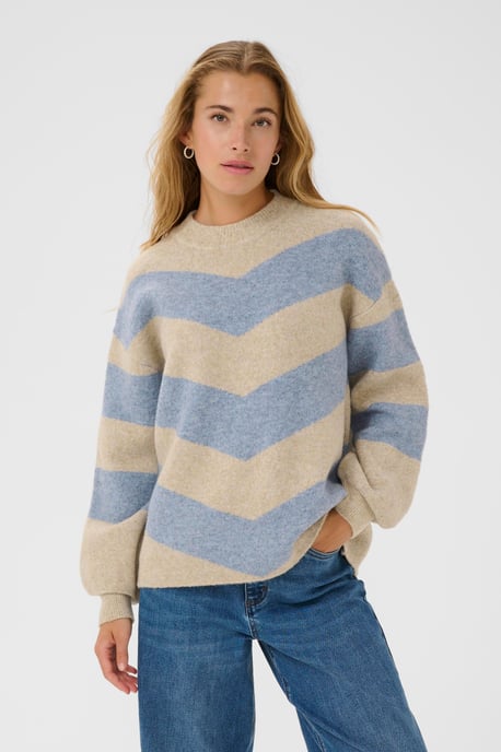 Strickpullover KAverana Baggy fit beige - Image 3