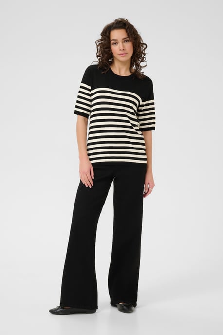 Strickpullover KAlizza Regular fit black offwhite - Image 1