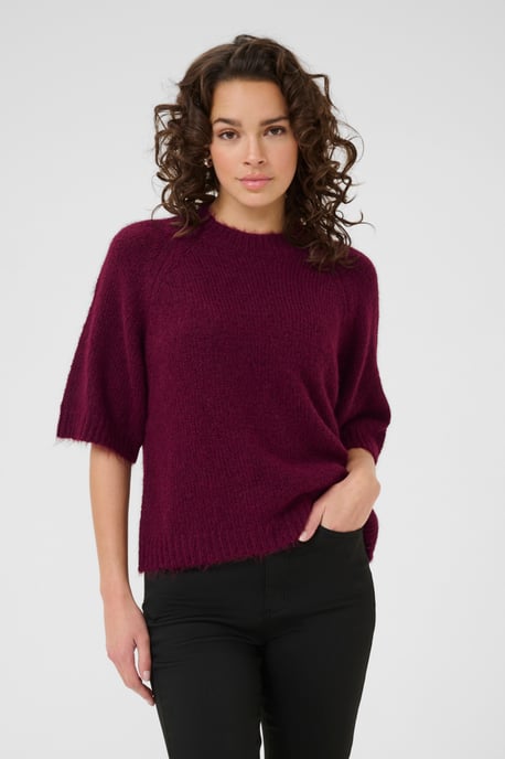 Strickpullover KAemilie Loose fit bordo - Image 3