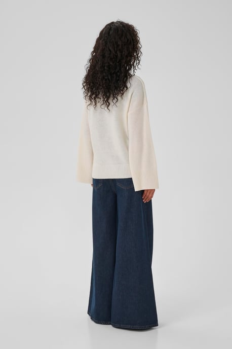 Strickpullover HuxiMW Regular fit white - Image 4