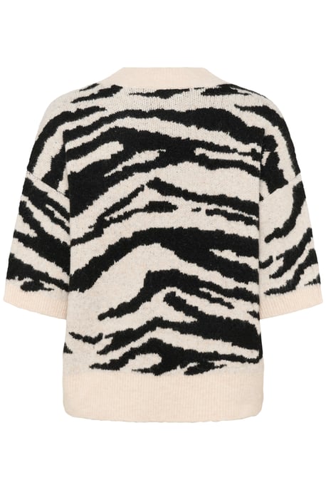 Strickpullover KAsandra Baggy fit black offwhite - Image 5