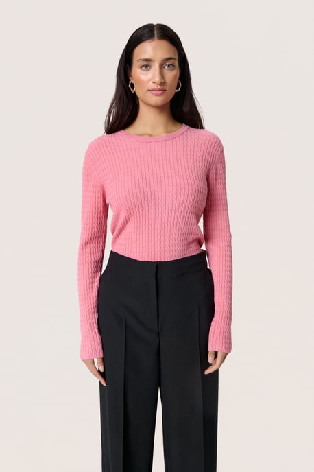 Strickpullover SLSpina Gerade Passform pink - Image 2