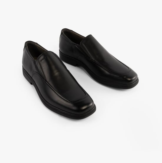 Geox Federico D Jungen Leder-Schulschuhe Schwarz - Image 3