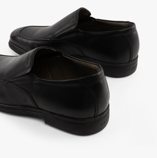 Geox Federico D Jungen Leder-Schulschuhe Schwarz - Image 6