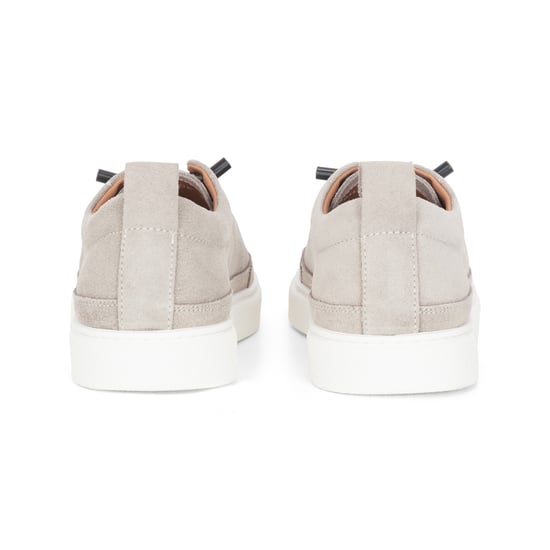 Justin Reess Herren-Trainer-Sneaker aus grauem Wildleder – Josh - Image 5