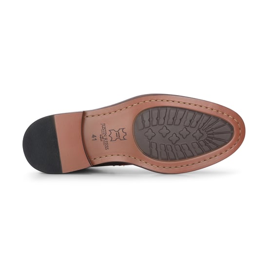 Justin Reess Herren-Stiefeletten aus khakibraunem Brogue-Leder – Clifford - Image 5