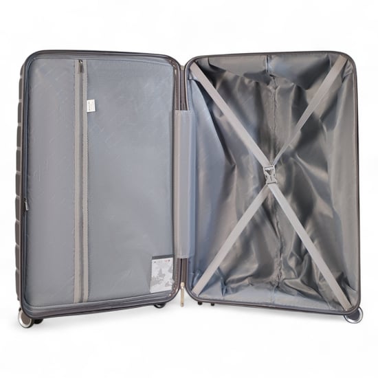 Hartschalenkoffer TSA Rauchblau Robuster 8-Rad-Handgepäck-Reisekoffer für den Urlaub - Image 4