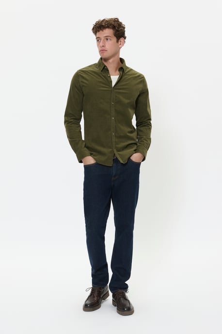 Langarm - Hemd MAtrostol Gerade Passform khaki - Image 1