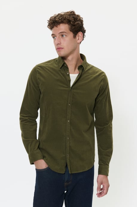 Langarm - Hemd MAtrostol Gerade Passform khaki - Image 2
