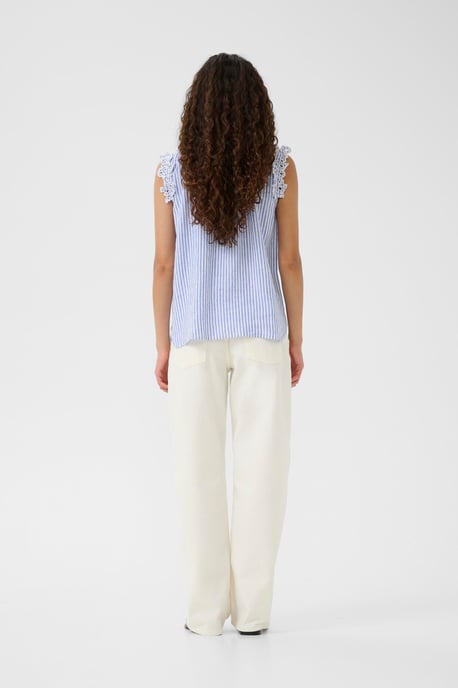 Langarm - Hemd DallyIW Gerade Passform blue white - Image 3