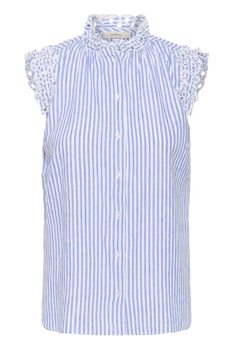 Langarm - Hemd DallyIW Gerade Passform blue white - Image 5