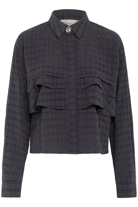 Langarm - Hemd KBAyo Baggy fit navy - Image 4