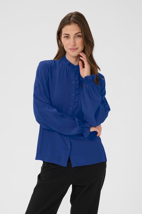 Langarm - Hemd CRVenea Straight fit blue - Image 3