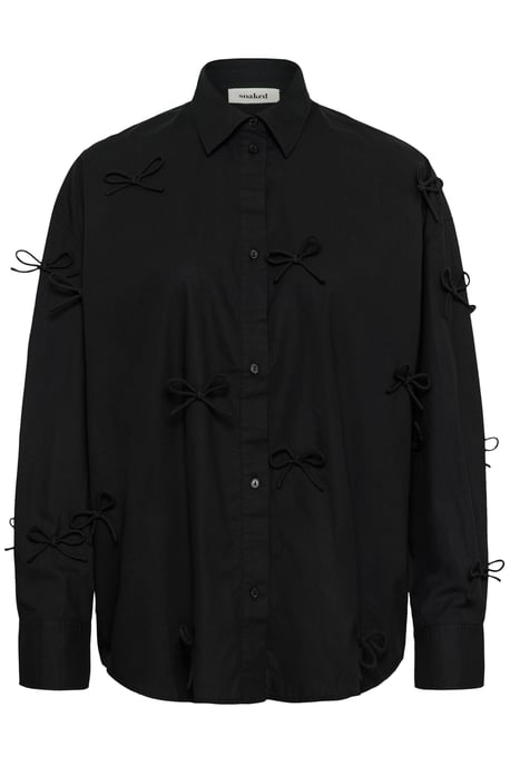 Langarm - Hemd SLJoa Lockere Passform black - Image 4