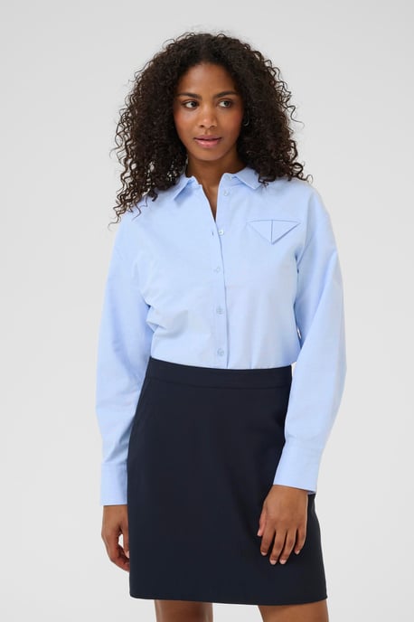 Langarm - Hemd KAosita Loose fit blue - Image 3