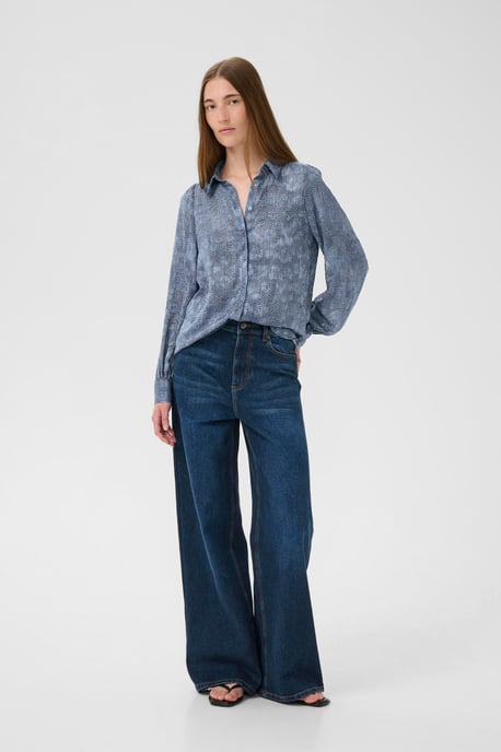 Langarm - Hemd AddisonIW Gerade Passform blue - Image 2