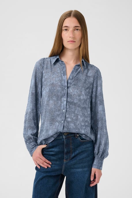 Langarm - Hemd AddisonIW Gerade Passform blue - Image 4