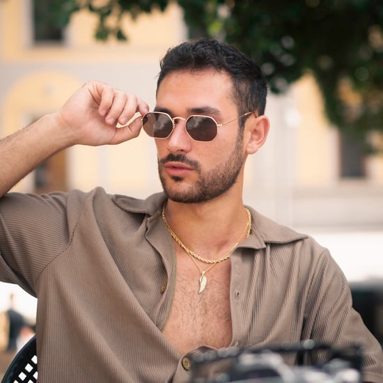 De-Gamme Gold Retro Rechteckige Polarisierte Sonnenbrille – Napoli - Image 2