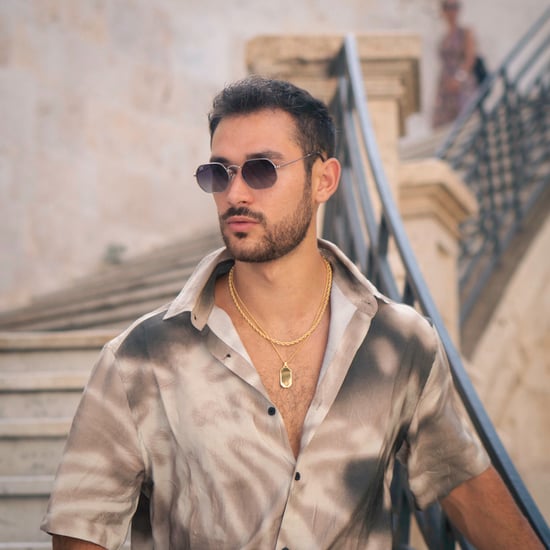 De-Gamme Silberne rechteckige Retro-Sonnenbrille mit Polarisation – Napoli - Image 3