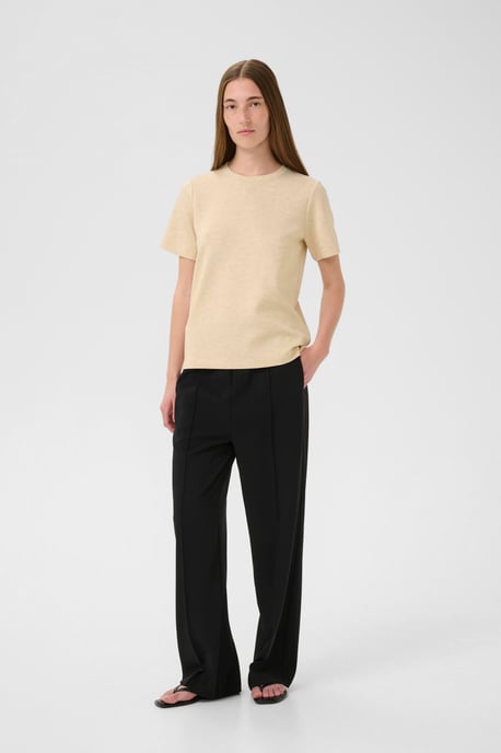 T-shirt VincentIW Gerade Passform beige - Image 2