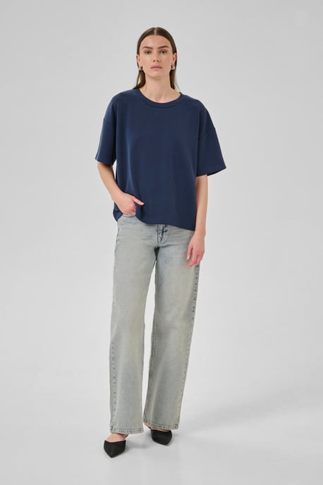 T-shirt HelleMW Baggy fit marine - Image 1