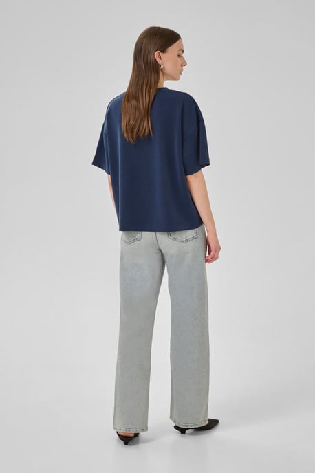 T-shirt HelleMW Baggy fit marine - Image 2