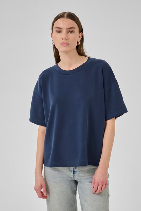 T-shirt HelleMW Baggy fit marine - Image 3