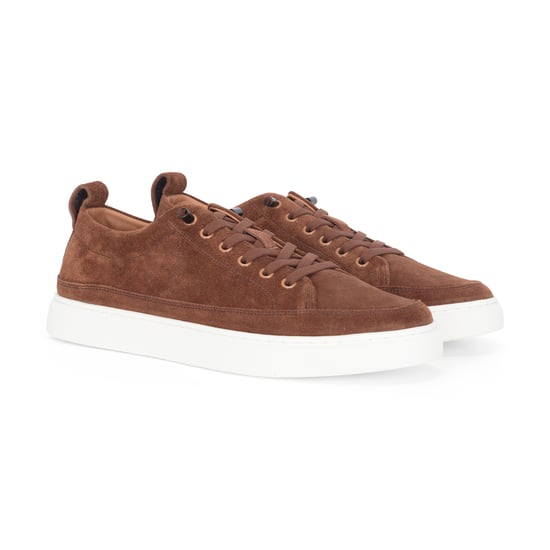 Justin Reess Herren-Sneaker aus braunem Wildleder, Leder – Josh - Image 3