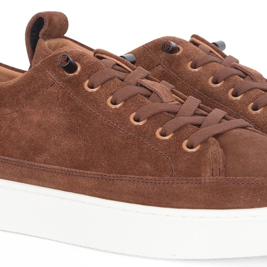 Justin Reess Herren-Sneaker aus braunem Wildleder, Leder – Josh - Image 4