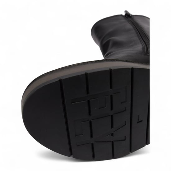 Fly London Damen RENO053FLY Bequeme Ankle Boots aus Leder mit Reißverschluss und Plateausohle, Schwarz - Image 5
