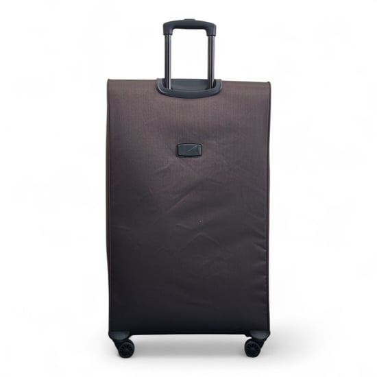 Erweiterbarer, weicher, brauner, extragroßer, leichter Koffer mit 8 Rädern, Reisetaschen - Image 6