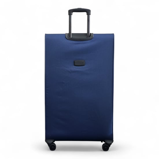 Erweiterbarer, weicher, extragroßer, leichter Koffer mit 8 Rädern, Marineblau - Image 6