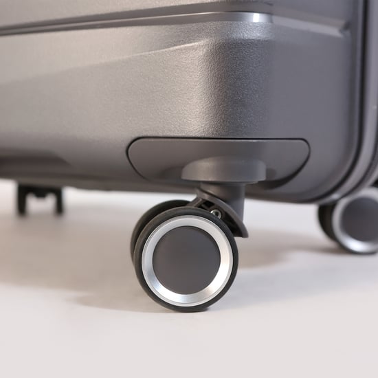 Hartschalen-Kofferset TSA Smoke Grey Robustes 8-Rollen-Handgepäck Reisekoffer für den Urlaub - Image 4